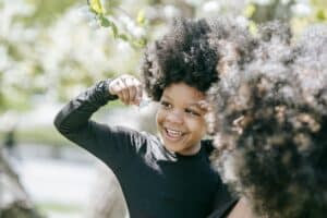 A Child After Recovering From Meltdowns in ADHD.